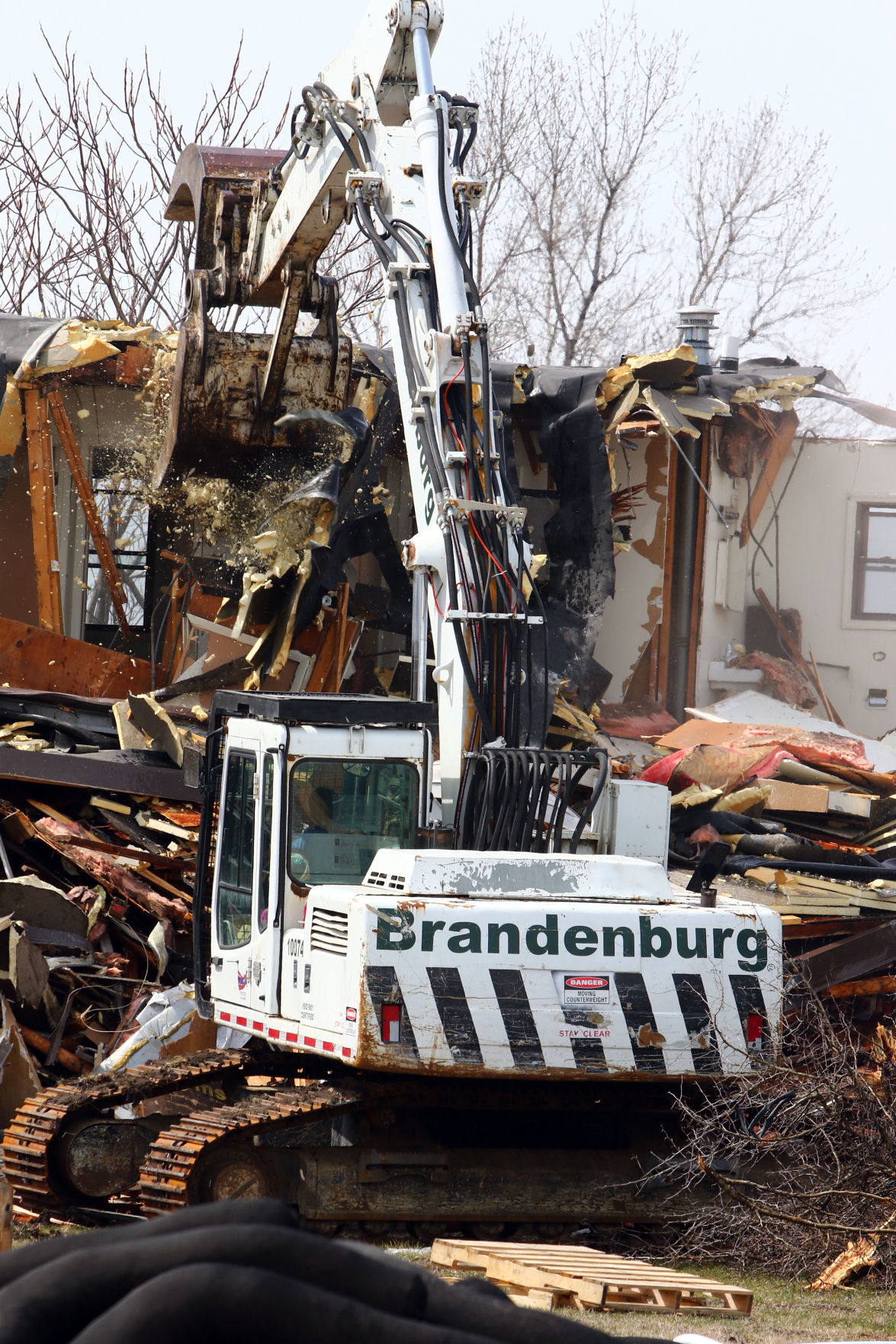 Gallery: Demolition begins on West Calumet Housing Complex